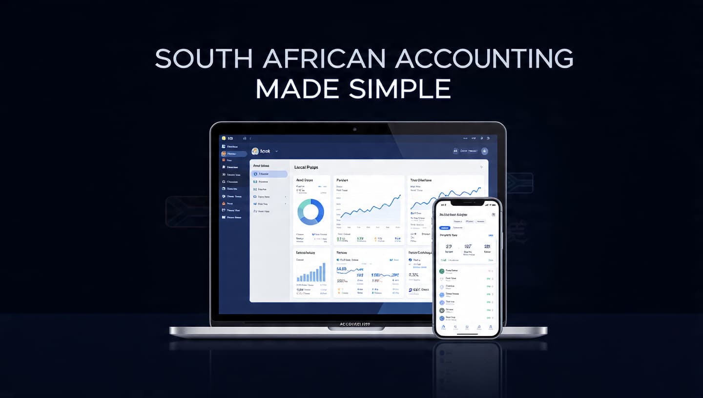 Octrivium accounting dashboard on laptop and phone